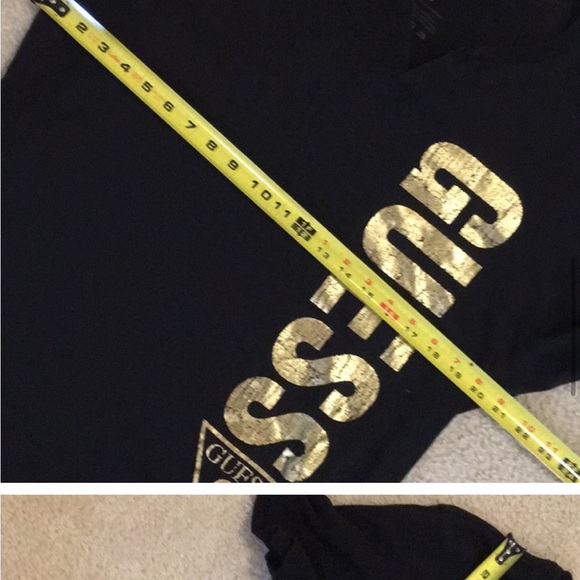 Bundle of 2 Guess Brand V-neck Short Sleeve Cotton Tee Shirts Both Size Large L - Picture 15 of 17